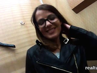 Breathtaking czech teenie gets seduced in the supermarket an