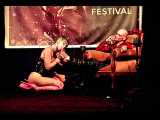 Foot Fetish on stage -Fetish and BDSM Festival Belgium 2019-