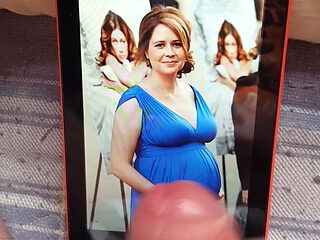 Jenna Fischer Pregnant Cum Tribute- 1