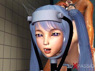 Shy japanese teen gets fucked hard in the kitchen