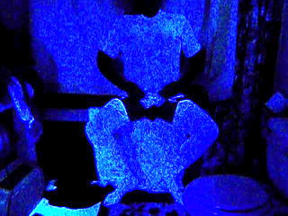 big tit crossdresser playing with sissy clit