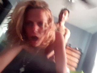 Lil blonde girl likes it rough