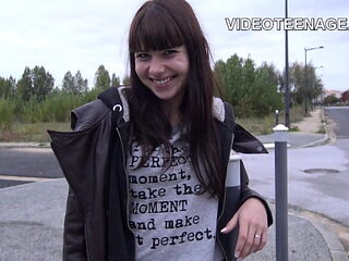 Real 18yo teen at porn casting