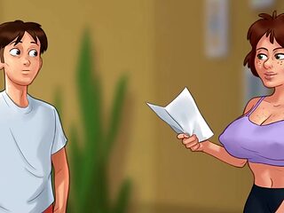 Milf neighbor gets railed by me in summertime saga - possible baby on the way