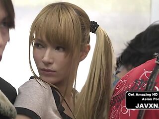Japanese Teen On The Bus