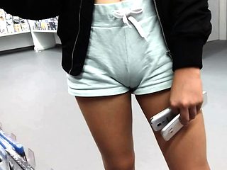 Japanese teen on voyeur cam