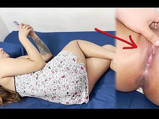 First Time Alone at Home and My Stepbrother Fucked Me!