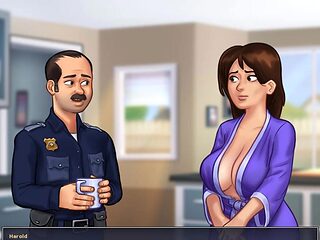 MILF officer delivers bad news in cartoonish game setting
