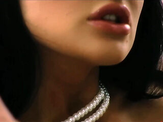 Aletta Ocean Keeps Her Gloves on as He Cums on Them After a Deep Fuck