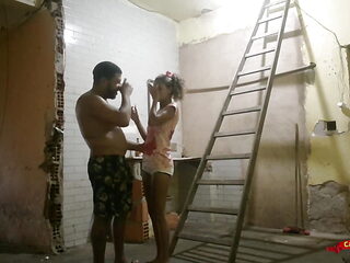 My Stepfather Didn't Want to Pay for the Work on My Room, I Gave My Ass to the Builder