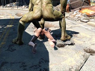 Fallout 4 Elie Supermutants ambush