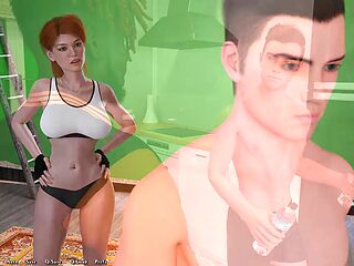 Bikini-clad 3D animated hentai fun