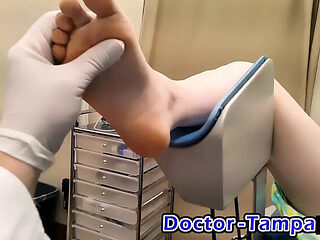 Petite Teen Ditria Rose Gets First Gyno Exam From Neighbor Doctor - All Natural Tits & Shaven Pussy