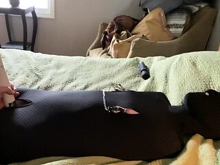 Blonde amateur MILF pov toys fingering shaved cunt