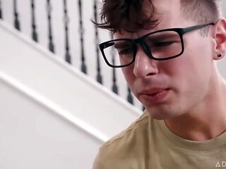Adira Allure and Charlie Forde are fucking with a massive cock