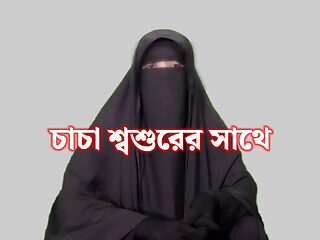 Father-in-law is having sex with his stepson's wife completely naked