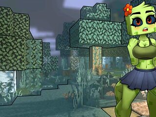 Minecraft-themed adult animation featuring sexy adventures in HornyCraft