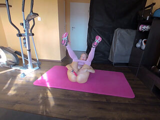 German Blonde Has Lot Of Fun Instead Of Fitness - BlondeHexe