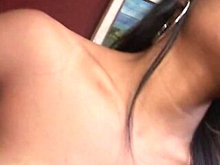 Female orgasm scene with magical queen bee from Magic Asian Pussy