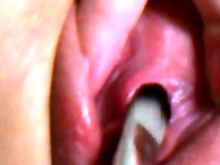 my clit massage with a small brush