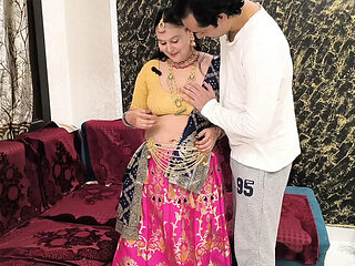 Puja Bhabhi hardcore fuck with Indian hunter in doggy style and missionary