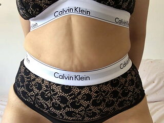 Vanilla Girl Models Underwear for the Guy who Bought It.