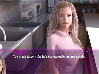 Big booty and hot 3D visual novel game