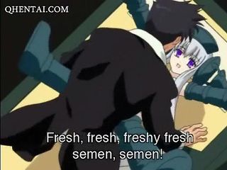 Hentai babes fucking tight cunts with strapon