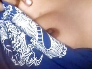 Newly married couples getting romantic