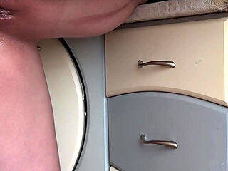 My Lover Ejaculates Into Me in the Kitchen While I'm Pregnant