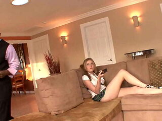 Teen Stepdaughter's Forbidden Love with Black Stepdad - Sindee Shay