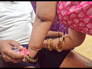 Stepmom Gives Blowjob to Stepson Who Needs Condom - Desi Indian MILF Dirty Talk