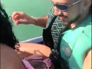 Nasty Mexican Bride Betrays Hubby on Honeymoon Excursion Boinking the Muscled Jetski Coach Humungous Weenie While Husband is Away