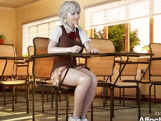 Private Lesson - 3D Futa Animation
