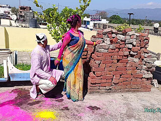 Desi Bhabhi Outdoor Fuck with Step Sister - Hot Anal & Big Tits - Jiya Sharmaa