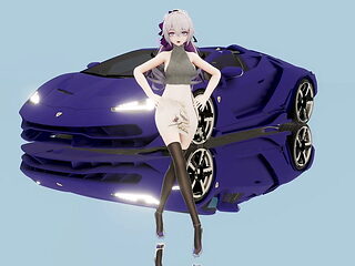 Haku - Hot Dress Sexy Dancing (3D Hentai)