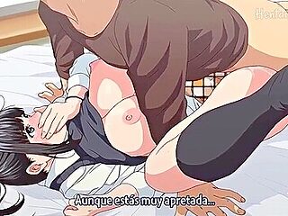 She is tricked by some men, her first time is secretly filmed, and she is then tricked and creampied.