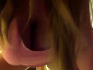 Blonde with Big Tits Rides Long Toys