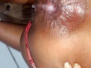 She moved her ass until she got all her husband's milk out