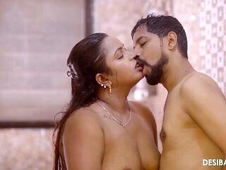 Aesthetic BBW babe with giant melons Emily Pink banged in the shower