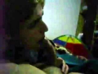 horny cute blonde wife sucks cock and receives cum in mouth
