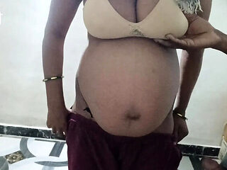 Desi Bhabhi Pregnant Face Fuck and Massage with Devar in Indian Village