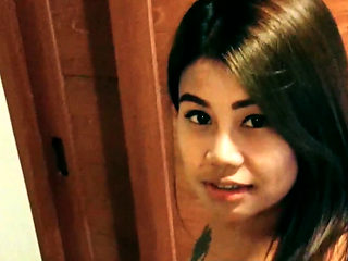 Asian sexy teen fucks hard with Tourist guy in hotel room!