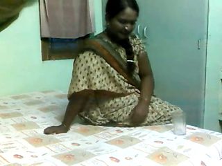 Delightful Indian Aunty Drilled by Mature Boyfrend on Hidden Livecam