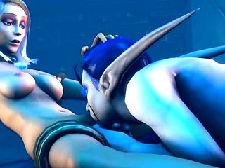 Jaina Proudmoor hammered hard by big dick orc