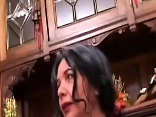 Hot MILF with Big Tits Fucking on Poker Table Hard