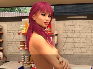 Stepmom shower, visual hentai, game