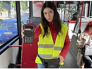 Katty West In Bus Conductor Caught Cheating Passengers And Complies With Officers Demands