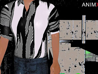 Neha Bhabhi Hot Desi Aunty Gets Drenched in Rain - Hindi Sex Scene with Stepmom