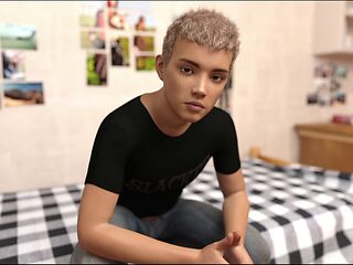 Time With Shy Boy Bradon Getting Shower